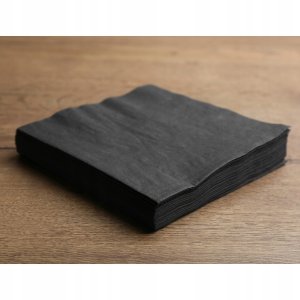 Aha Serwetki AFH AHA, 2-warstwowe, składanie 1/4, 33x33cm, 250 szt., czarne 8