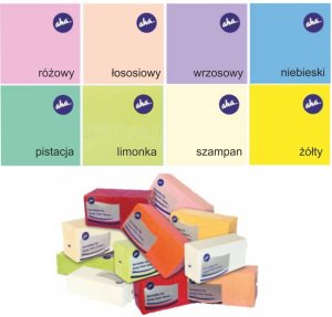 Serwetki AFH AHA, 2-warstwowe, składanie 1/4, 33x33cm, 250 szt., zielone 3