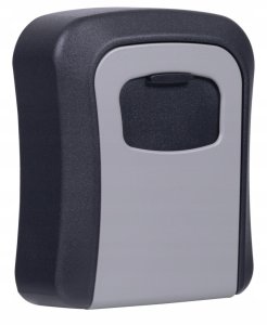 Skrytka na klucze DONAU TECH, 115x95x40 mm, czarno-srebrna 5