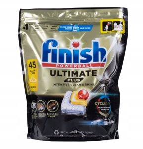 Tabletki do zmywarki FINISH Ultimate Plus, 45 szt., lemon 1