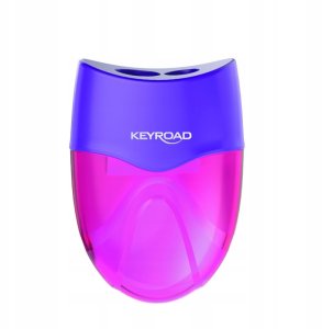 Temperówka plastikowa KEYROAD, podwójna, blister, mix kolorów 4