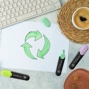 Zestaw zakreślaczy SCHNEIDER Job Pastel Grey, 1-5 mm, 6 szt., pudełko z zawieszką, mix kolorów 3