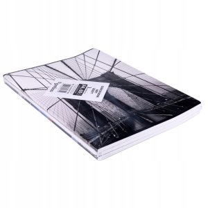 Zeszyt szkolny GIMBOO, A4, w linie, 60 kart., 70gsm, mix wzorów 3