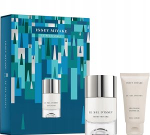 SET ISSEY MIYAKE Le Sel d'Issey Pour Homme EDT spray 50ml + SHOWER GEL 50ml 1