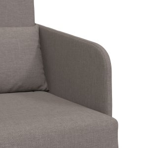 vidaXL Sofa Łóżko na Podłodze Taupe Poliester Sofa Łóżko Prostokątna 8