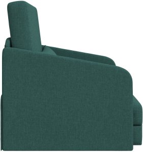vidaXL Sofa Ciemnozielona Materiał z poliestru 200 x 60 x 62 cm Trwała 6