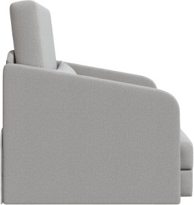 vidaXL Sofa Chmura szara Poliester 200 x 60 x 62 cm Sofa na podłodze 6