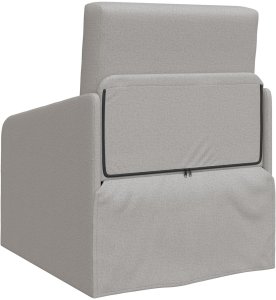 vidaXL Sofa Chmura szara Poliester 200 x 60 x 62 cm Sofa na podłodze 7