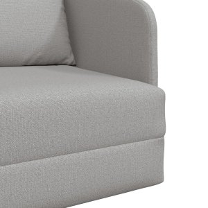vidaXL Sofa Chmura szara Poliester 200 x 60 x 62 cm Sofa na podłodze 9