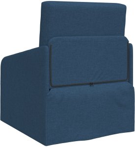 vidaXL Sofa Niebieska Poliester 200 x 60 x 62 cm Trwała 7