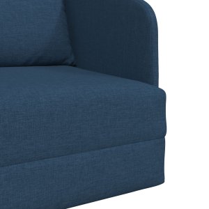 vidaXL Sofa Niebieska Poliester 200 x 60 x 62 cm Trwała 9