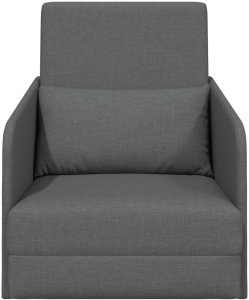 vidaXL Sofa Ciemnoszary Tkanina 200 x 60 x 62 cm Trwała 5