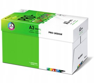 Papier ksero PRO-DESIGN FSC, satynowany, klasa A++, A3, 168CIE, 100gsm, 500 ark. 1