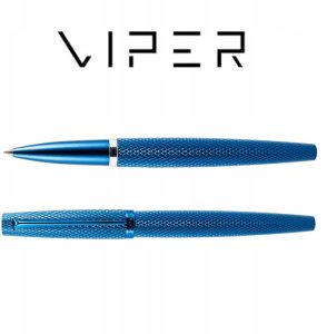 Pióro kulkowe DIPLOMAT Viper, guilloche, niebieskie 6