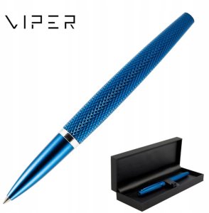Pióro kulkowe DIPLOMAT Viper, guilloche, niebieskie 7