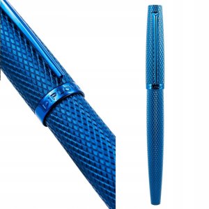 Pióro kulkowe DIPLOMAT Viper, guilloche, niebieskie 8