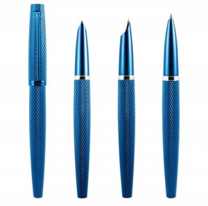 Pióro kulkowe DIPLOMAT Viper, guilloche, niebieskie 9