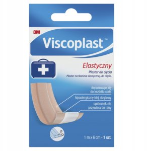 Viscoplast Plaster elastyczny VISCOPLAST, uniwersalny, 6cmx1m, jasnobrązowy 2