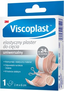 Viscoplast Plaster elastyczny VISCOPLAST, uniwersalny, 6cmx1m, jasnobrązowy 4