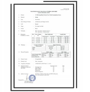 Rękawice nitrylowe bezpudrowe MAXTER, 100 szt., rozmiar M, czarne 13
