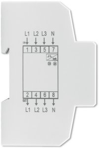 Qoltec 3-Fazowy elektroniczny licznik | miernik zużycia energii na szynę DIN | 400V | 100A | LCD | 4P 5