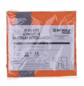 Kamizelka ostrzegawcza DONAU SAFETY, rozm. XL, pomarańczowa 3