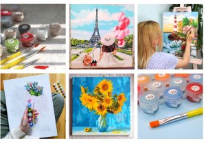 Malowanie po numerach IDEYKA, 40x50 cm, harmonia dźwięków, 1 szt., w pudełku 3