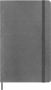 Notes MOLESKINE Pro Boa, synt. skóra węża, w linie, edycja limitowana, w pudełku, czarny 1