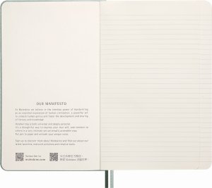 Moleskine Notes MOLESKINE Snake 2025, L, syntetyczna skóra węża, w linie, 13x21 cm, w pudełku, zielony 5