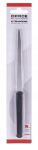 Nóż do kopert OFFICE PRODUCTS, 19cm, plastikowa rączka, blister, czarny 1