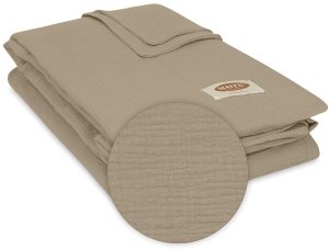 Pościel bawełniana MUŚLINOWA (160x200-1,70x80-2) 2