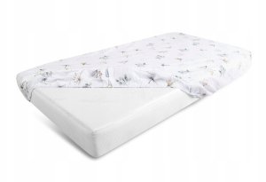 Prześc. BAWEŁNIANE druk z gumą 70x140x10 1