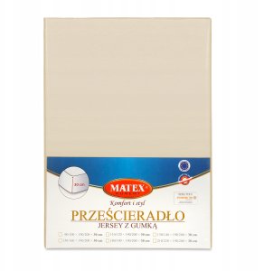 Prześc. jersey z gumą roz. 110/120x190/200x20 CLAS 2