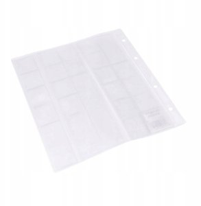 Arkusze do kolekcjonowania monet, 130 mikr., transparentne 2