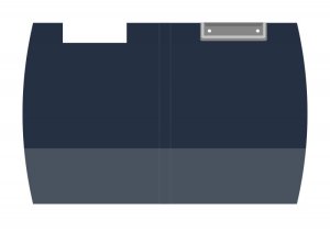 Clipboard DONAU teczka, PVC, A4, z klipsem, mix kolorów 2