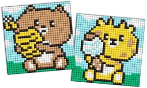 Diamentowa mozaika na naklejce IDEYKA, 9x9 cm, kids, gadżety, 2 szt. 4