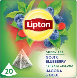 Lipton Herbata zielona Jagoda & Goji 20 piramidek 3