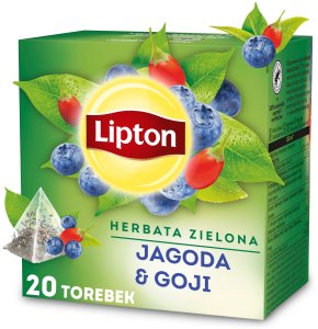 Lipton Herbata zielona Jagoda & Goji 20 piramidek 8