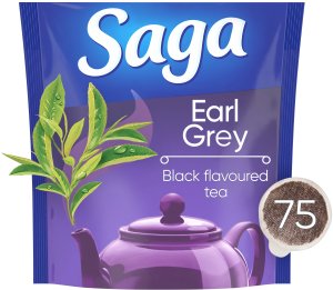 Herbata SAGA, czarna, Earl Grey, 75 torebek 6