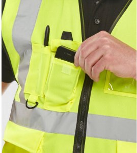 Kamizelka ostrzegawcza BEESWIFT Executive, rozm. XXL, żółta 2