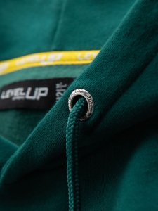 Dresowa bluza unisex z kieszeniami i kapturem  ciemnozielona V17 OU-SNBC-0105 M/L 8