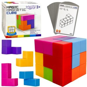 WOOPIE Układanka Kostka Tetris Z Zestawem Kart 1