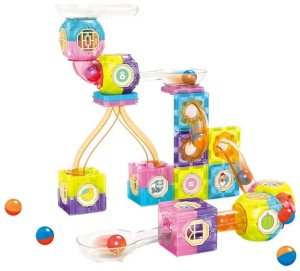 Woopie WOOPIE Klocki Magnetyczne Tor Kulkowy 89 el. 3