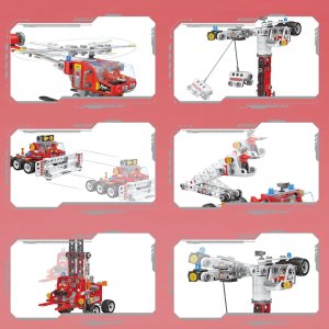 Woopie WOOPIE Zestaw Konstrukcyjny Creator City Fire Brigade 3