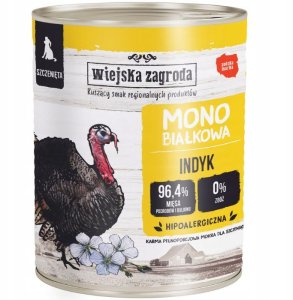 Wiejska Zagroda Monobiałkowa z indykiem 800g 1