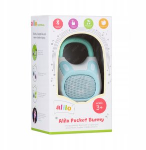 Alilo. Głośnik Bluetooth Pocket Bunny K1, niebieski+mięta 10