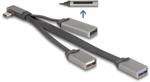 Czytnik Delock DELOCK 2 Port USB Hub inklusive SD und Micro SD Card Reader mit USB Type-C Anschluss 2