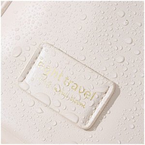Aptel Kosmetyczka organizer na kosmetyki z rączką 17x7x19cm kremowa KS128B 8