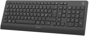Bluetooth, Silent full size low-profile keyboard, Black 1