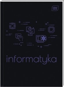 Zeszyt tematyczny brulion Informatyka A5 80k kratka + ściąga 1